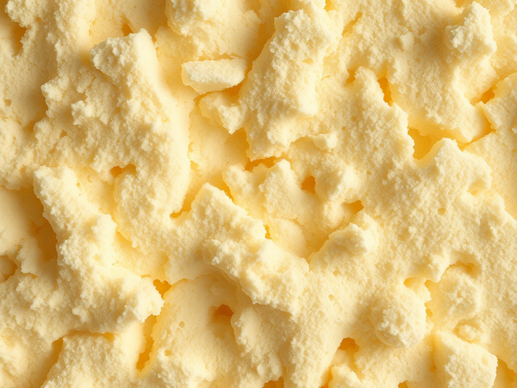 Close-up texture of cured spray foam insulation material