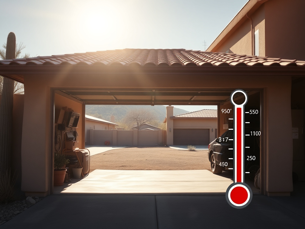 Why Your Glendale Garage Turns the Room Above It Into an Oven